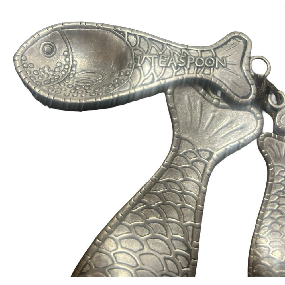 Ganz Silver Fish Measuring Spoons - Picture 3 of 6